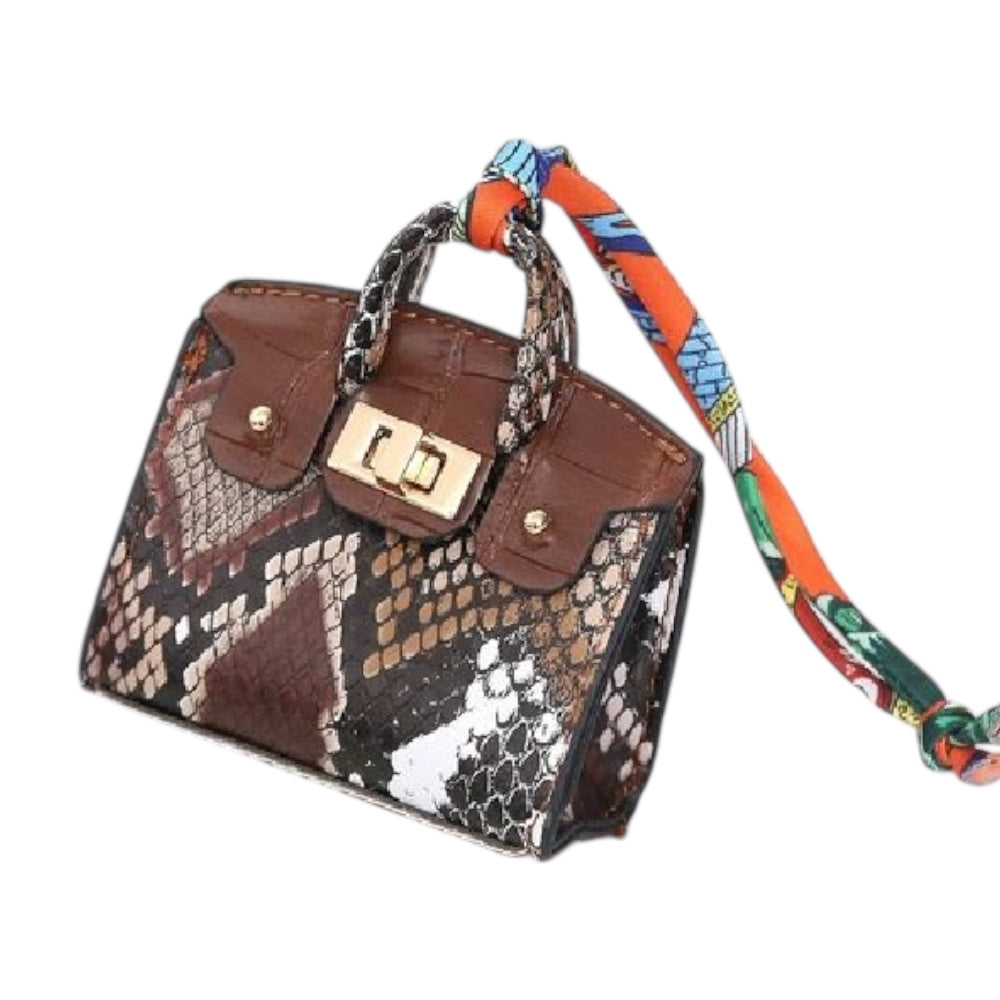 Hundväska | Miniväska, Brun Snake