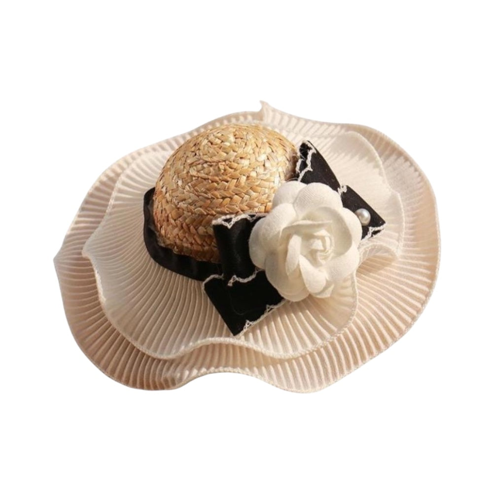 Lyxig Stråhatt till Hund & Katt