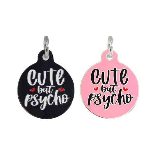 ID Tag till Hundhalsband | Cute but Psycho