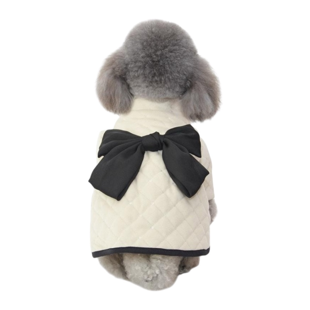 Hundjacka | Lyxig Vinterjacka, Vit