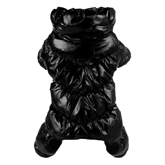 Varm Puffer Hundoverall | Svart