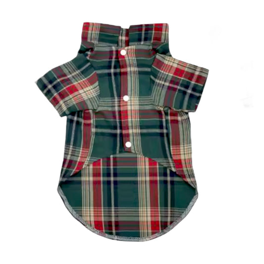 Hundskjorta | Flanell, Grön