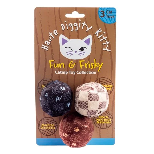 Chewy Vuiton Kattleksak | Boll 3-pack